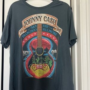 DayDreamer Johnny Cash Graphic T-Shirt - Gray